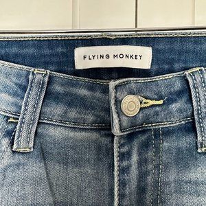High Rise Crop Straight Flying Monkey Jeans